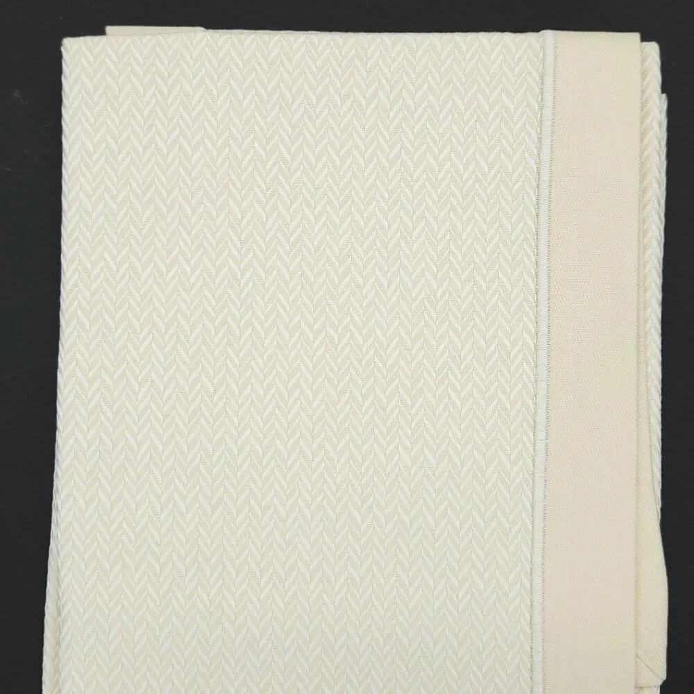 Vtg Italian Placemat Beige Jacquard Egyptian Cotton Luxury Minimalist 18x18 Set4